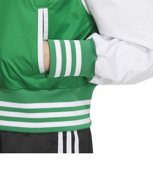 IU4769 W VARCT BOMBER(COLLEGE) GREEN/WHITE 666196-0001 | ABC-MART