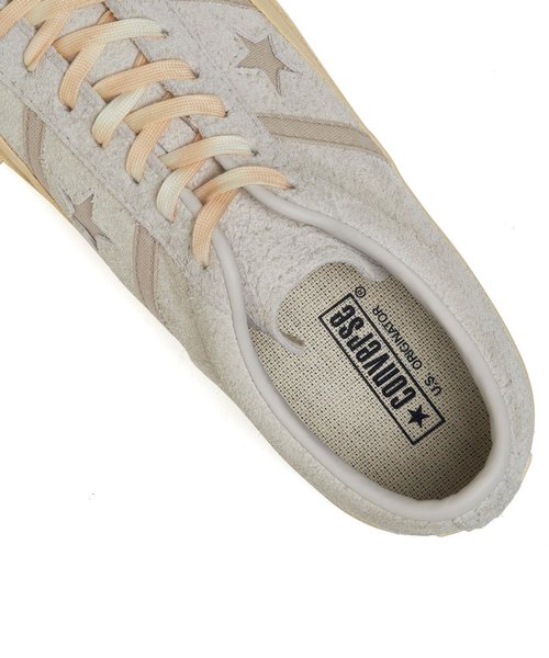 35200561 STAR&BARS US SUEDE WHITE/GRAY 666978-0001 | ABC-MART