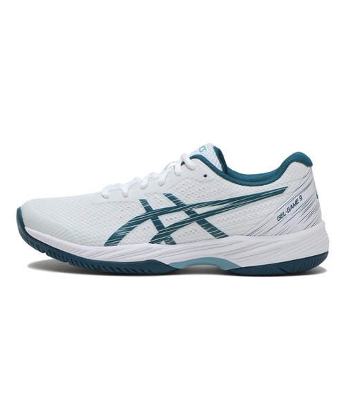 1041A337.102　GEL-GAME 9　WHITE/R TEAL　668829-0001