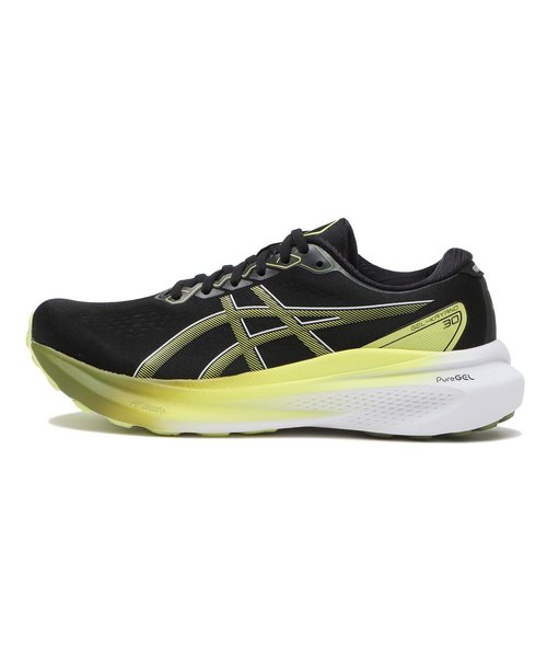 1011B548.003　GEL-KAYANO 30　BLACK/YELLOW　668930-0001