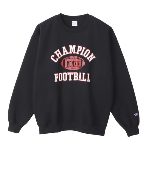 C3-Y005　M CREW NECK SWEAT(ｶﾚｯｼﾞ)　BLACK　669196-0001