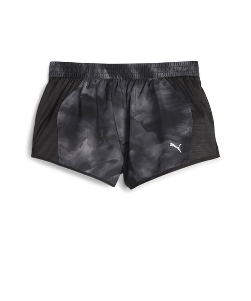 524538　W RUN FAVORITE AOP 3INC SHORTS　01BLK/AOP　669203-0001