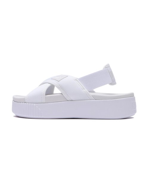 384257　PLATFORM SANDAL　02WHT/N.CLOUD　624858-0004