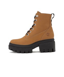 A41QK　W'S EVERLEIGH 6IN LACE UP BOOT　WHEAT NUBUCK　670259-0001