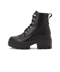 A41S7　W'S EVERLEIGH 6IN LACE UP BOOT　BLK FL GRAIN　670260-0001