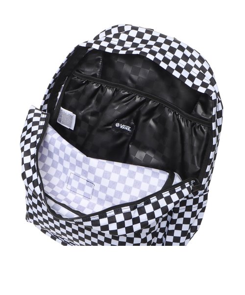 Black and white online check backpack