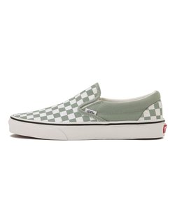 VN000BVZCJL　CLASSIC SLIP-ON　CHK ICEBERG GRN　672736-0001