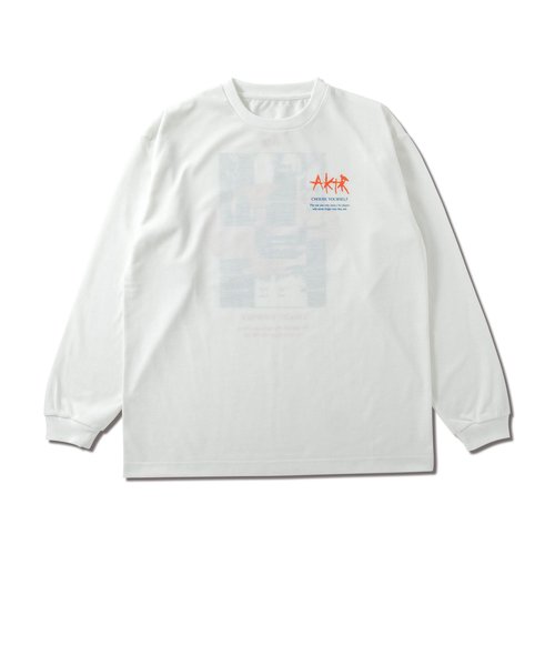 223-005005　AEROSTEAMPHOTO L/S DRYTECH TEE　WHITE　676137-0002