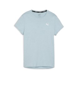 523693　W RUN FAVORITE HEATHER SS TEE　22TURQUOISE　676626-0002