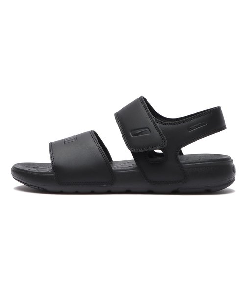 398548　SOFTRIDE SANDAL PURE NU　*01BLK/M.GRAY　675972-0001