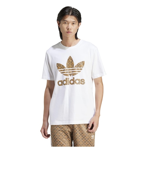 IS2932 M MONO TEE WHITE/EARTH 674647-0001 | ABC-MART（エービーシー 