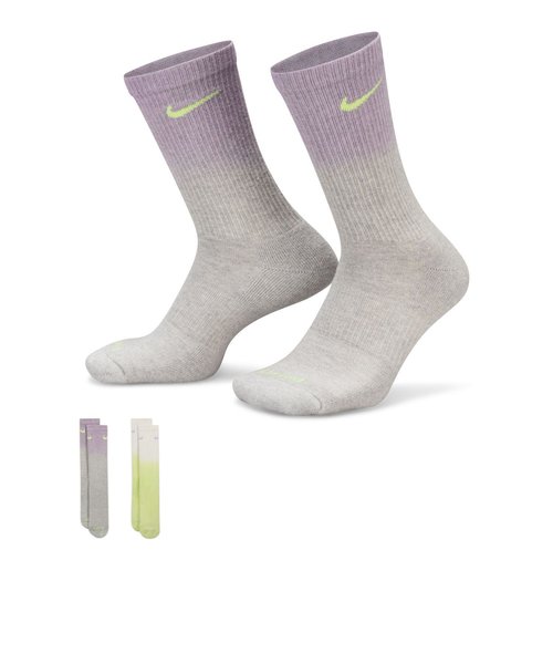 FQ1355　U 2P DIPDYE SOCKS　908MLTCLR　680043-0001