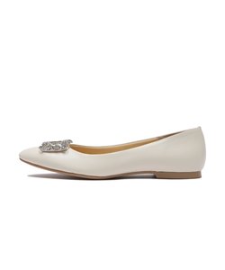 JE-MS101　FLAT BIJOU PUMPS　IVORY　681342-0002