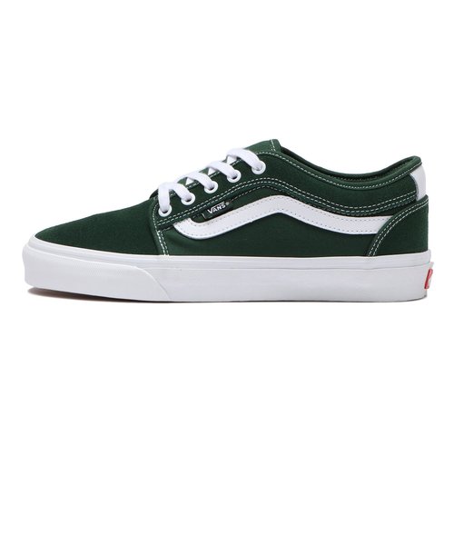 VN0A5KQZDGY　CHUKKA LOW SIDESTRIPE　D.GREEN/WHT　632882-0001