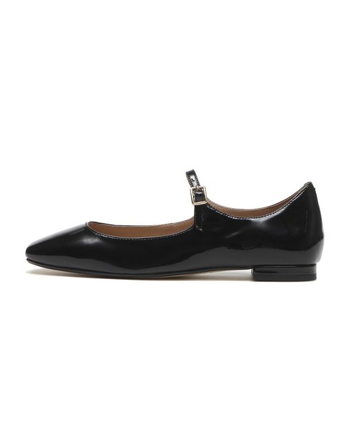 W25628　W BRIDGE MARYJANE BALLET　BLACK PATENT　687312-0001