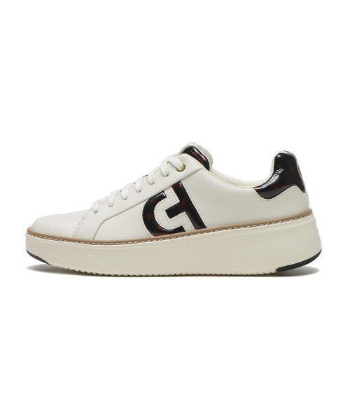 W31300　W GRANDPRO TOPSPIN SNEAKER　IVORY /TORTOISE　687331-0001