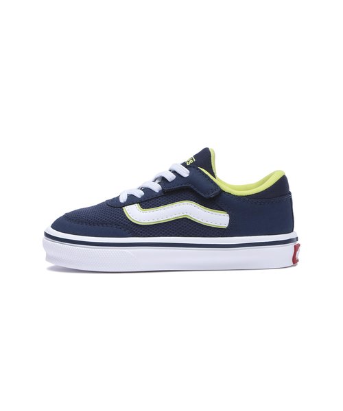 V3854K　17-22 SCLIPT　NAVY/WHT/LIME　681106-0002