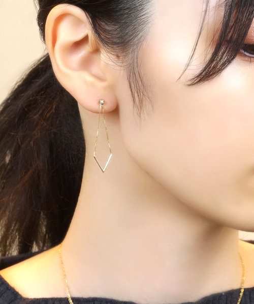 セカンドピアス] K18ダイヤモンドミルワクピアス0. 04ct | TAKE-UP（テイクアップ）の通販 - u0026mall