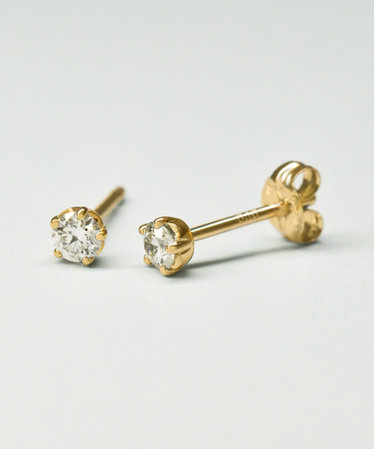 セカンドピアス] K18ダイヤモンドピアス0. 2ct | TAKE-UP（テイク