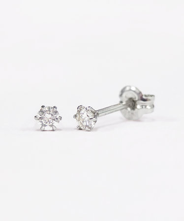 セカンドピアス] Ptダイヤモンドピアス 0. 14ct | TAKE-UP（テイク