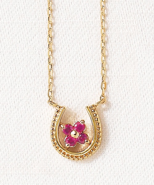 テイクアップ TEAK-UP K10ダイヤモンド 新品 ダブルハピネスネックレス-