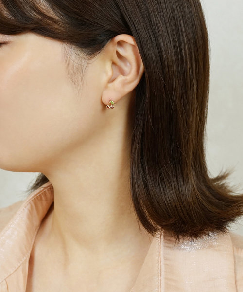 Solo Pierce】K18・K10 サクランボ ハーフピアス | TAKE-UP（テイク ...