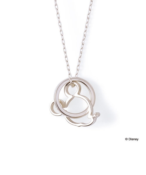 Disney限定ジュエリーboxでお届け ディズニー ミッキー ミニー シルバー ペア ネックレス メンズ単品 The Kiss サ キッス の通販 Mall