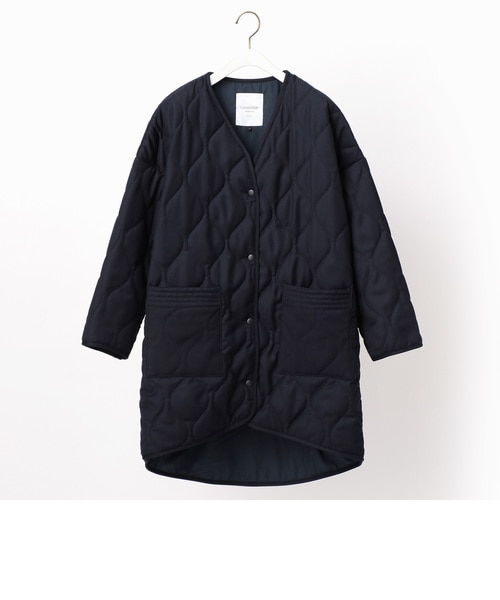 これまでで最高のノー カラー キルティング コート 人気のファッショントレンド