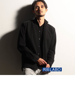 【RIELABO】クロスプラッドスタンドシャツ