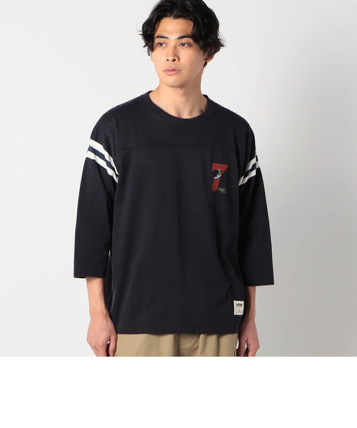 Collegiate Pacific(カレッジエイト パシフィック)7分袖フットボールＴシャツ