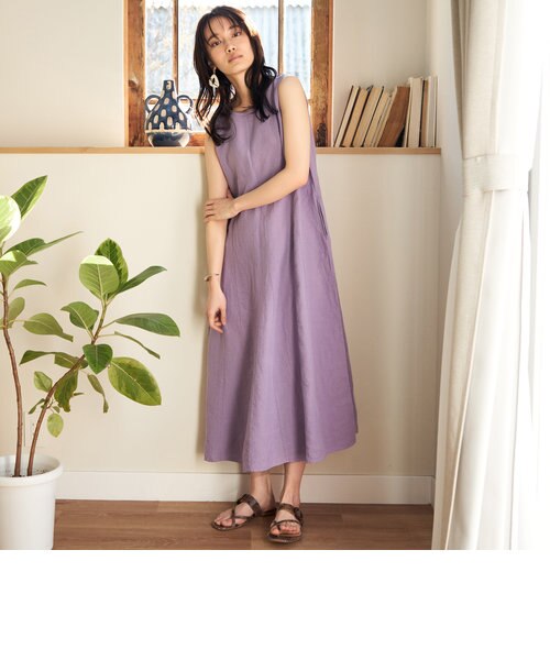 B Ming By Beams リトアニアリネン マキシ ワンピース 21ss B Ming Life Store By Beams ビーミングライフストアバイビームス の通販 Mall