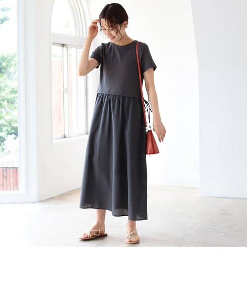 B Ming By Beams トンプキン ハーフスリーブ ワンピース 21ss B Ming Life Store By Beams ビーミングライフストアバイビームス の通販 Mall