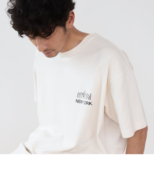 Manhattan Portage / ピグメント プリントTシャツ