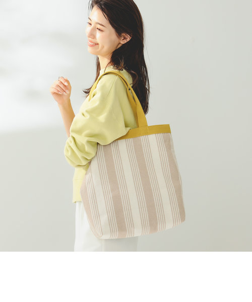 B:MING by BEAMS / ストライプ キャンバス トート