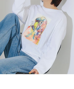 B:MING by BEAMS / 北村直登 イラスト ロングスリーブ Tシャツ