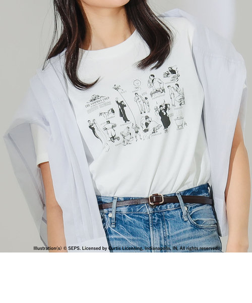 B:MING by BEAMS / The Saturday Evening Post Tシャツ