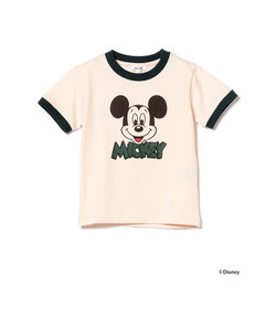 Disney / B:MING by BEAMS / MICKEY リンガー プリント Tシャツ（80～150cm）
