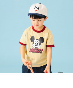 Disney / B:MING by BEAMS / MICKEY リンガー プリント Tシャツ（80～150cm）