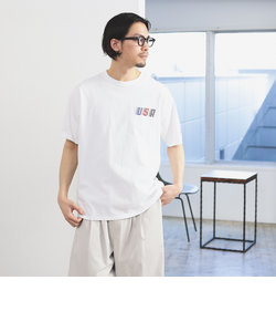 RUSSELL ATHLETIC x B:MING by BEAMS / 別注 USA Crew Neck T-Shirt