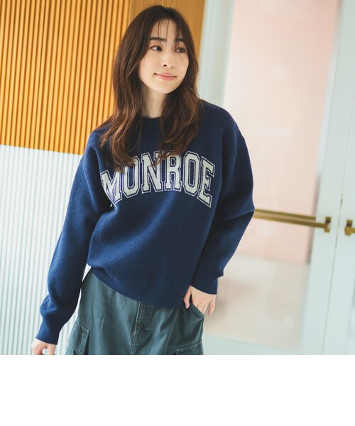 ロゴ ジャカード ニット | B:MING LIFE STORE by BEAMS（ビーミング 