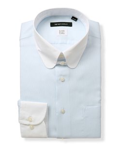 ワイシャツ／長袖／形態安定／クレリック＆ラウンドタブカラー／BASIC／ドレスシャツ
