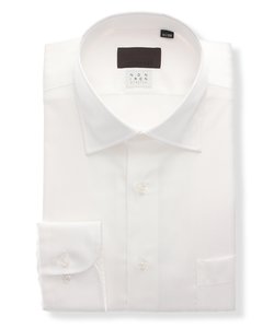 ワイシャツ／長袖／形態安定／ノンアイロンストレッチ／ワイドカラー／BASIC／ドレスシャツ