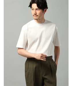 Tシャツ／クルーネック／半袖／ウォッシャブル／ガスマーセライズ／コットンフライス／無地