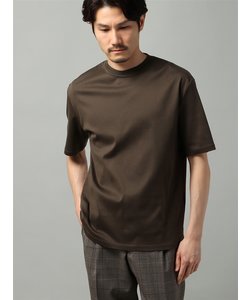 Tシャツ／クルーネック／半袖／ウォッシャブル／ガスマーセライズ／コットンフライス／無地