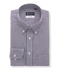 ワイシャツ／長袖／形態安定／再生繊維／ボタンダウンカラー／BASIC／ドレスシャツ