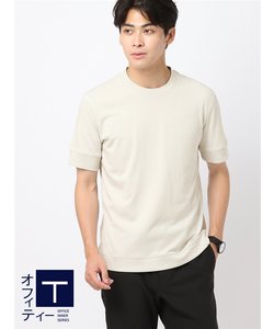 オフィT／Tシャツ／半袖／ウォッシャブル／接触冷感／プレーティング天竺／COMMUTECH