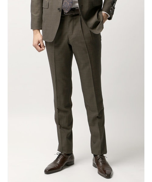 SUPER130'sウールタックテーパードパンツ≪Fabric by REDA