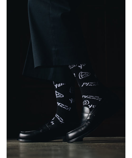 一部カラーSALE！【Tabio MEN】PIZZA socks