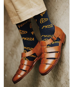 【Tabio MEN】PIZZA socks（27.0～29.0cm）