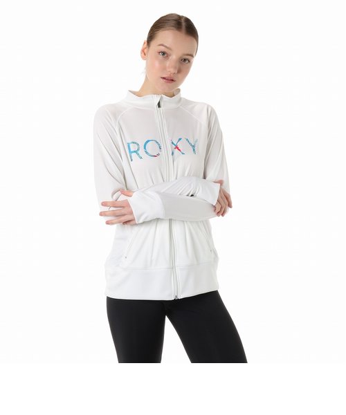 【ROXY ロキシー 公式通販】ロキシー（ROXY）UPF50+ ラッシュ スタンド ジップ パーカー BOTANICAL LOGO STAND